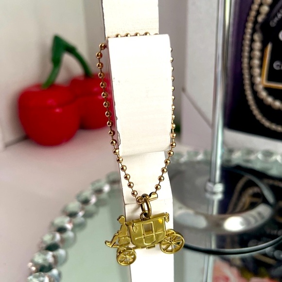 Coach Accessories - Coach Vintage  Horse & Carriage Brass Charm Hang Tag